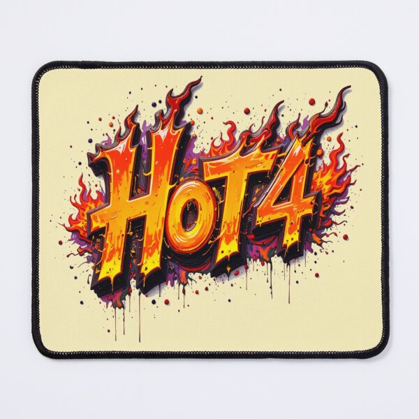 Item preview, HOT4 in graffiti flame style lettering designed and sold by Hot4Shirt.