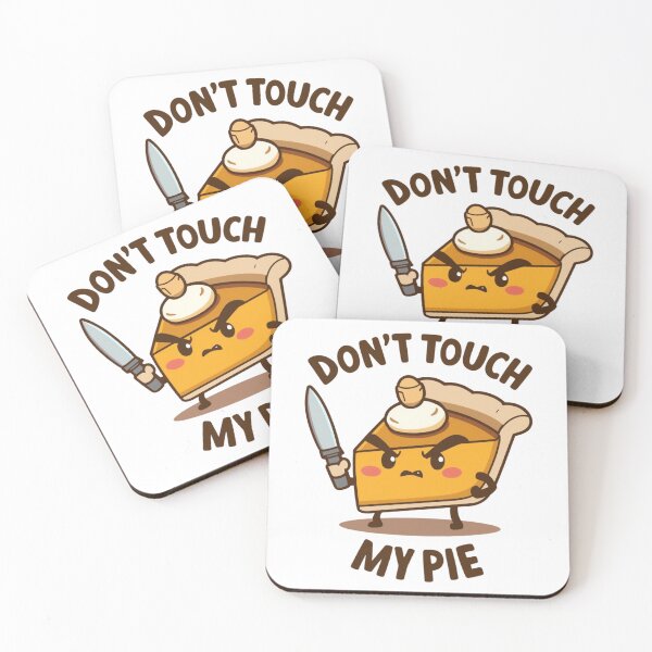 Item preview, Don't Touch My Pie - Cute Angry Pumpkin Pie Meme designed and sold by xMErCUrY03x.
