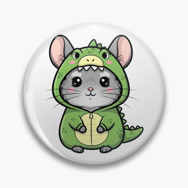 Item preview, Cute Chinchilla Dino Costume Kawaii designed and sold by k3rstman1.