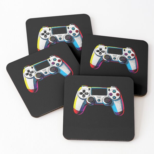 Item preview, Pop Art Gaming Controller Illustration designed and sold by LuckCraftStudio.
