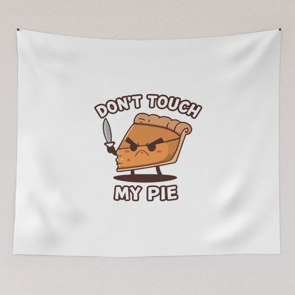 Item preview, Don't Touch My Pie - Cute Angry Pumpkin Pie Meme V.2 designed and sold by xMErCUrY03x.