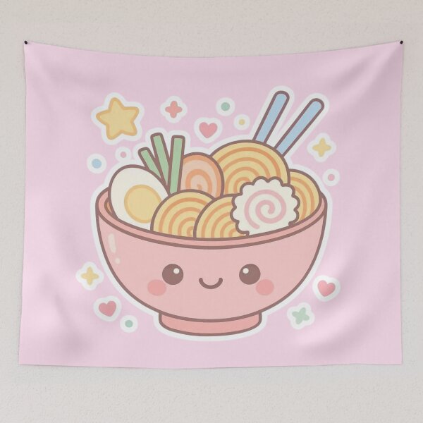 Item preview, Cute Kawaii Ramen Bowl – Adorable Anime Manga Noodle Lover Design designed and sold by Sugar Wisdom .