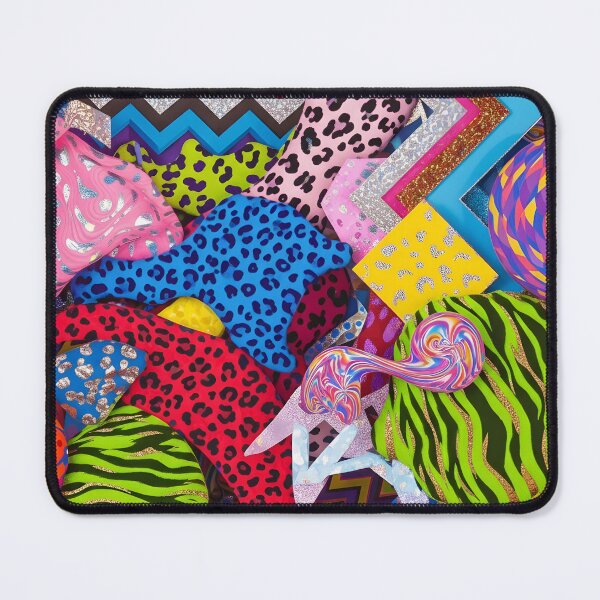 Item preview, Neon Maximalist Chaos. Cheetah and Zebra Pop Print. designed and sold by RBCTk.
