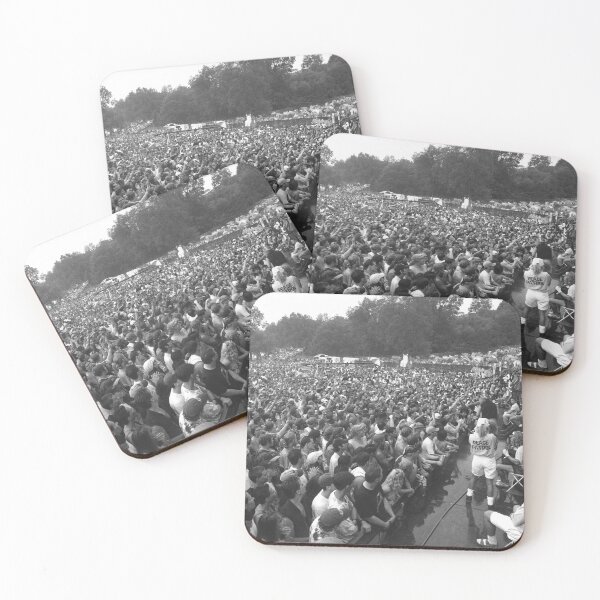 Item preview, Front Of The Crowd At Woodstock 94 - BW Photograph designed and sold by ConcertImages.