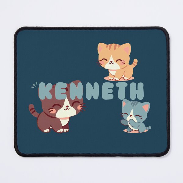 Item preview, Cute Cats and Name Kenneth – Kawaii Personalized Design designed and sold by karolinahinc.