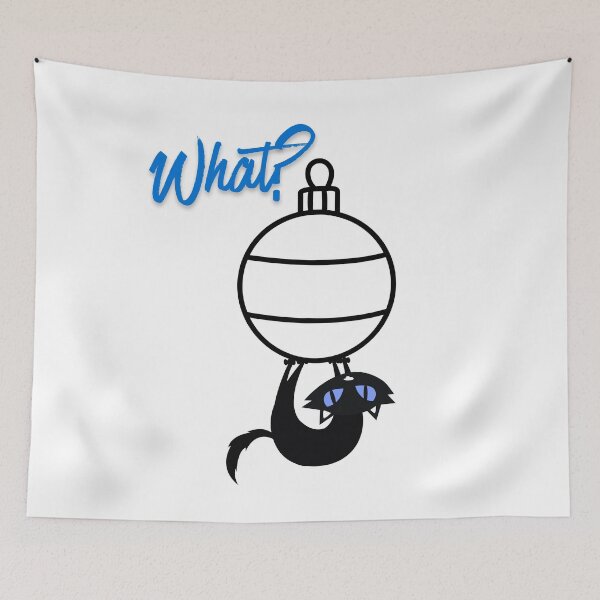 Item preview, Surprised Cat Hanging on Christmas Ornament – What designed and sold by AnaPixMar.