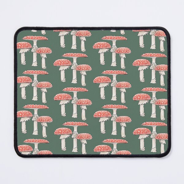 Item preview, Cottagecore Red and White Amanita Mushrooms designed and sold by MeMaKiDesign.