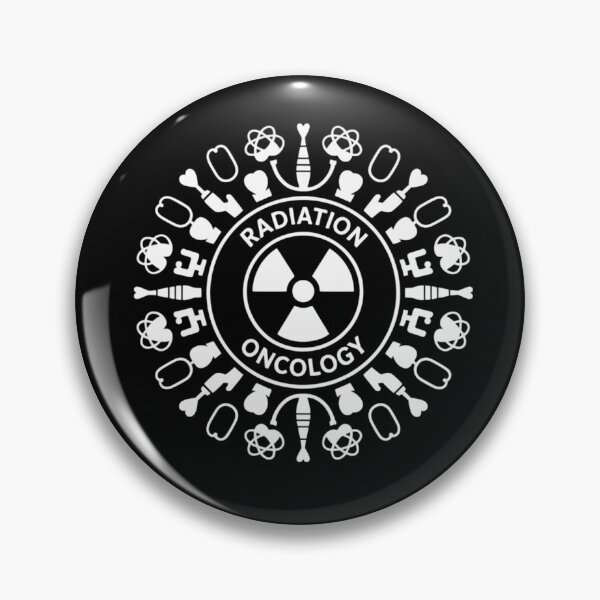 Item preview, Radiation Oncology Retro Medical Symbol Healthcare Design designed and sold by FreshVibe Prints.