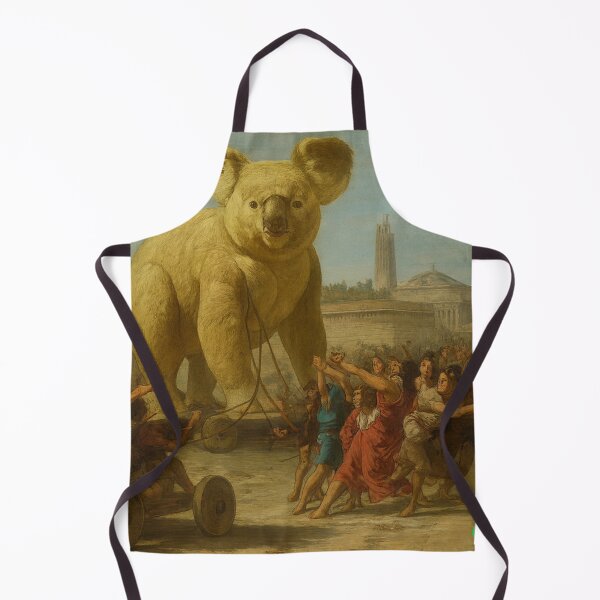 Item preview, The Entry of The Trojan Koala Into Troy-Comedy Art  designed and sold by chipshopchippy.