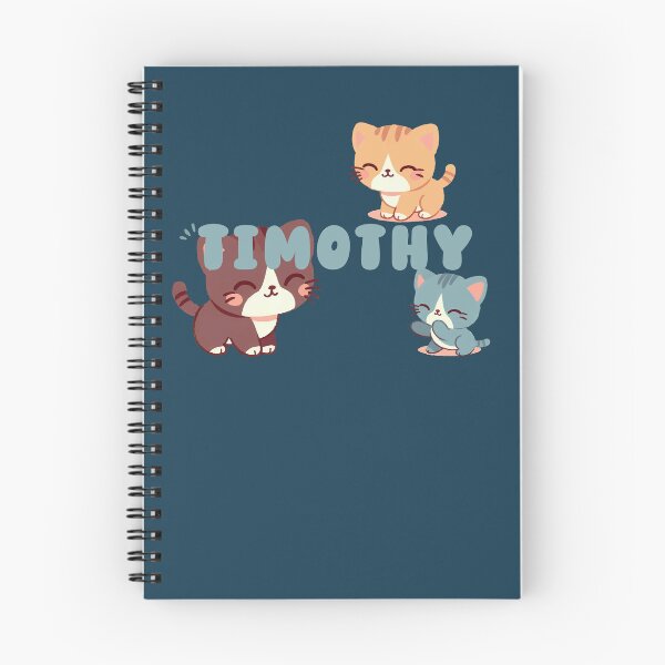 Item preview, Cute Cats and Name Timothy – Kawaii Personalized Design designed and sold by karolinahinc.