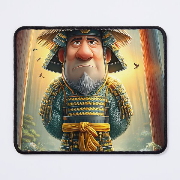 Item preview, Samurai Warrior in Serene Forest Setting designed and sold by Artessie.