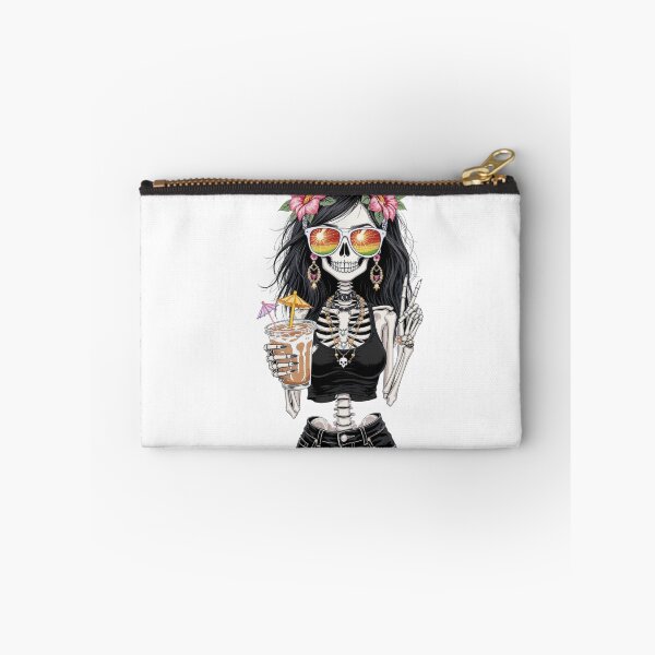 Item preview, Summer Vibes Skeleton Girl | Gothic Beach Mood Design designed and sold by ColorSplash123.