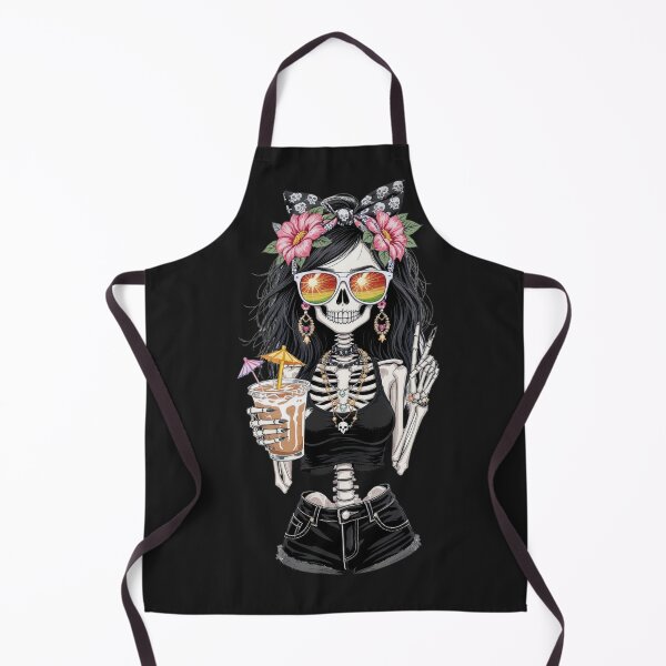 Item preview, Summer Vibes Skeleton Girl | Gothic Beach Mood Design designed and sold by ColorSplash123.