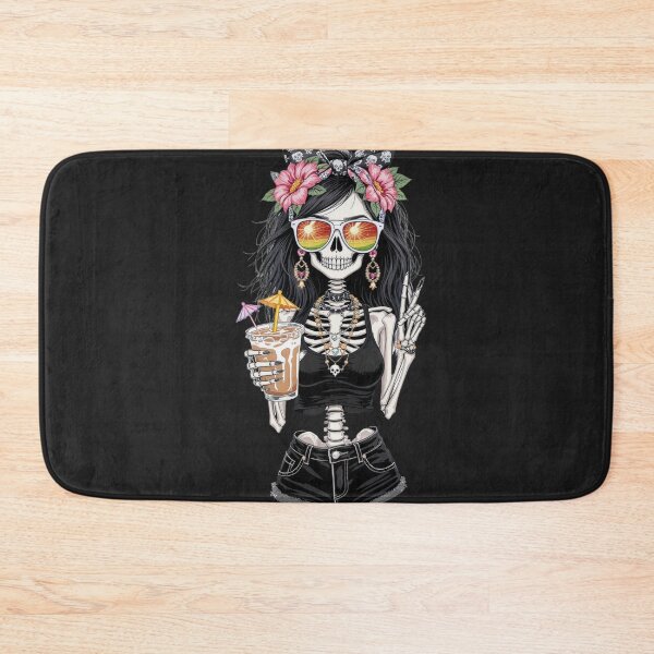 Item preview, Summer Vibes Skeleton Girl | Gothic Beach Mood Design designed and sold by ColorSplash123.