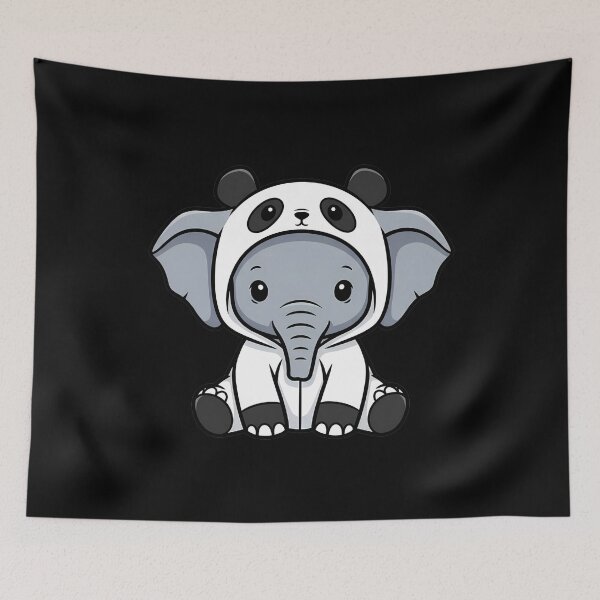 Item preview, Cute Elephant Panda Costume Baby Animal designed and sold by k3rstman1.