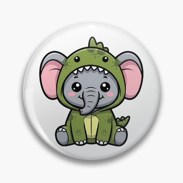 Item preview, Baby Elephant Dino Costume Kawaii designed and sold by k3rstman1.