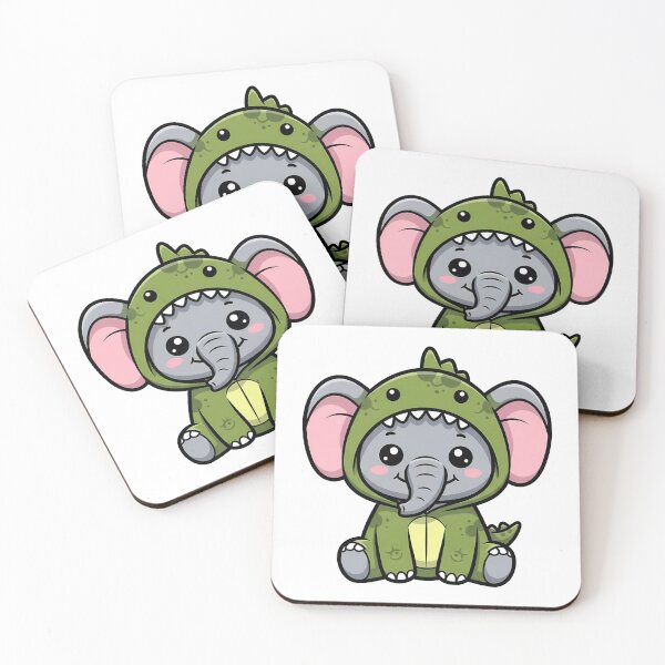 Item preview, Baby Elephant Dino Costume Kawaii designed and sold by k3rstman1.