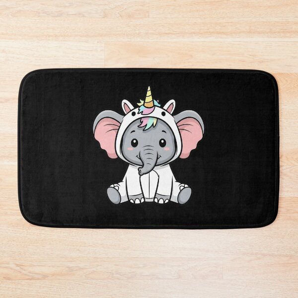 Item preview, Cute Baby Elephant Unicorn Cartoon designed and sold by k3rstman1.