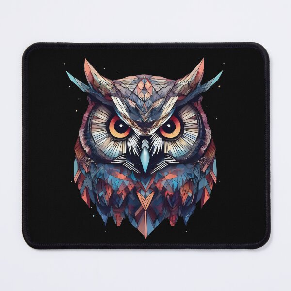 Item preview, Guardian of the Night - Geometric Owl designed and sold by Lumive.