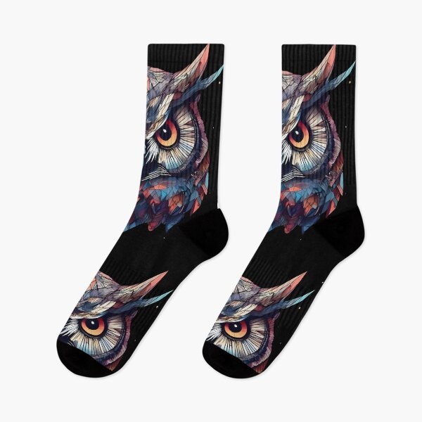 Item preview, Guardian of the Night - Geometric Owl designed and sold by Lumive.