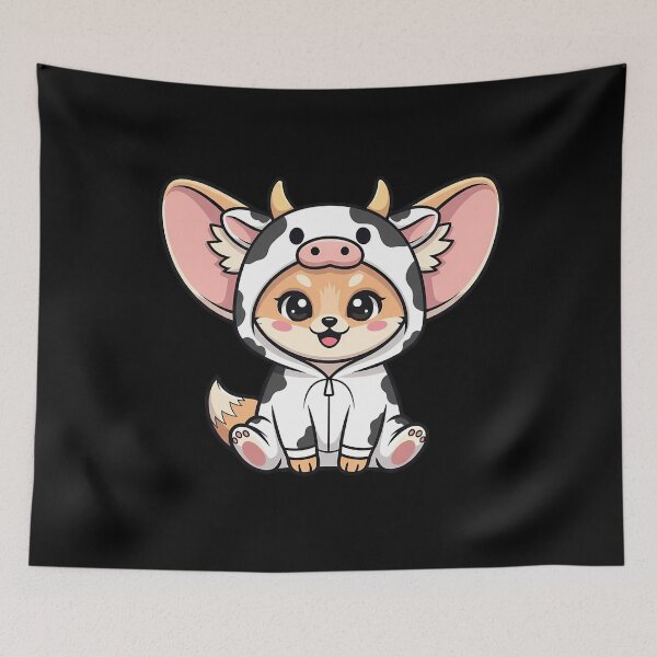 Item preview, Fennec Fox Cow Costume Kawaii Animal designed and sold by k3rstman1.