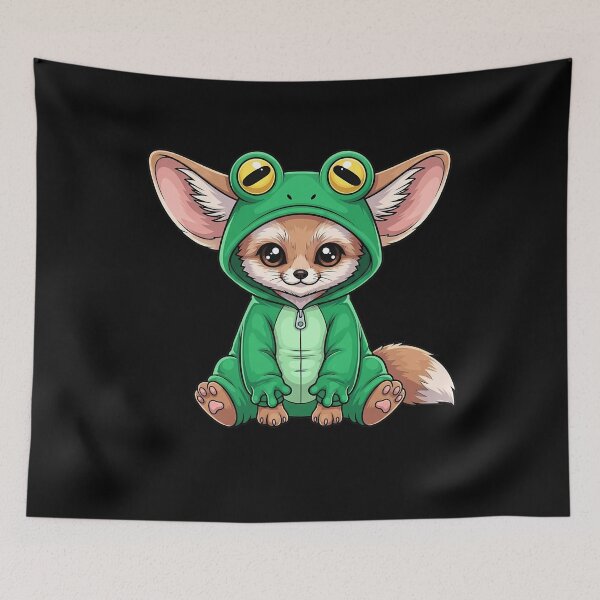 Item preview, Cute Fennec Fox Frog Costume Animal designed and sold by k3rstman1.