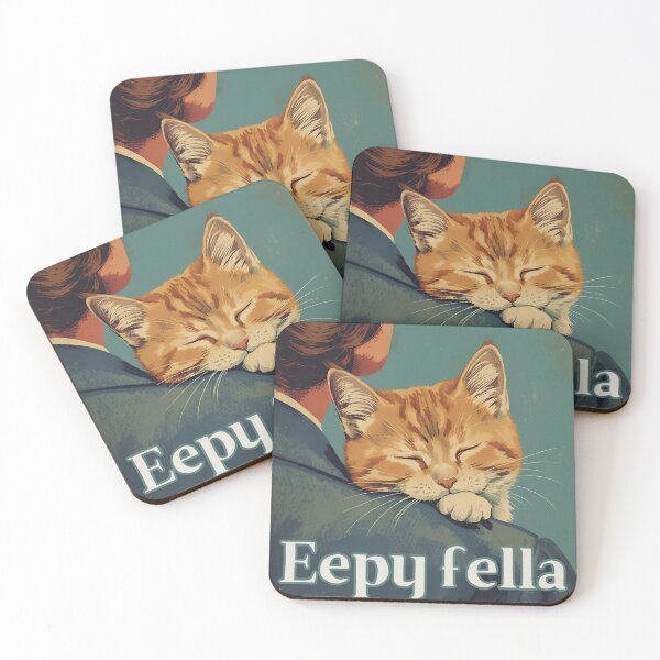 Item preview, Vintage Eeepy Fella Cute Cat designed and sold by Vintage City.