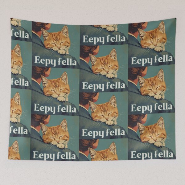 Item preview, Vintage Eeepy Fella Cute Cat designed and sold by Vintage City.