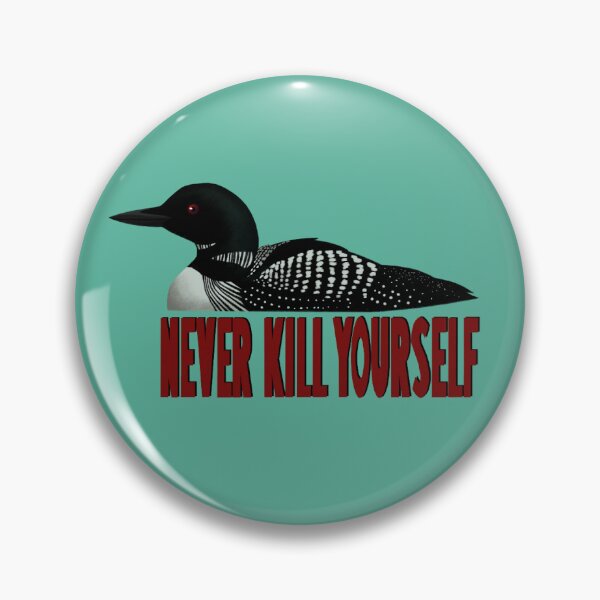Item preview, motivational loon designed and sold by Art by Forest Larkspur.