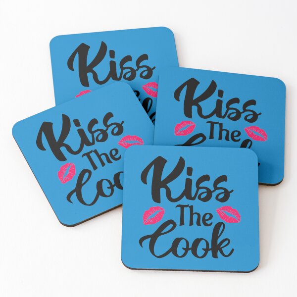 Item preview,  Kiss The Cook Funny Novelty. Funny Cooking Quote. Cook Lover designed and sold by DesignHouse07.