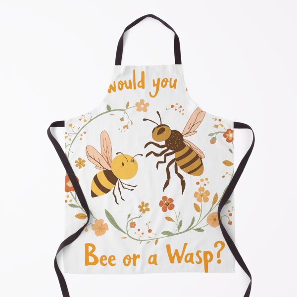Item preview, What Would You Rather Bee? – Cute Bee and Wasp Pun T-Shirt designed and sold by SpaceCowsGoMoon.