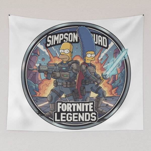 Item preview, Futuristic Cartoon Duo – Family Heroes on an Explosive Mission designed and sold by LoomisDreams.