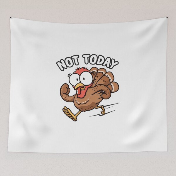 Item preview, Not Today Turkey - Funny Thanksgiving Chibi Meme designed and sold by xMErCUrY03x.
