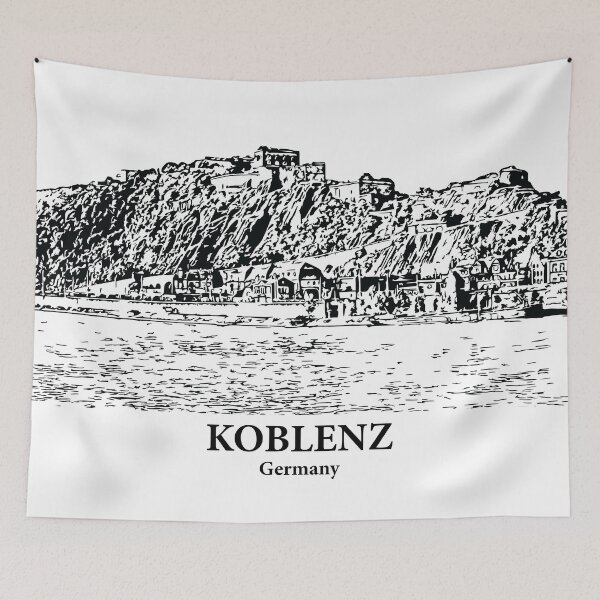 Item preview, Koblenz - Germany designed and sold by Lakeric Cityscapes.