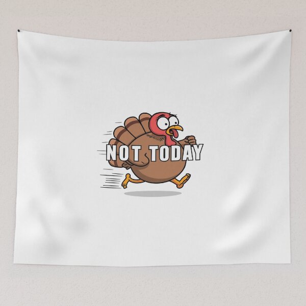 Item preview, Not Today Turkey - Funny Thanksgiving Chibi Meme V.2 designed and sold by xMErCUrY03x.