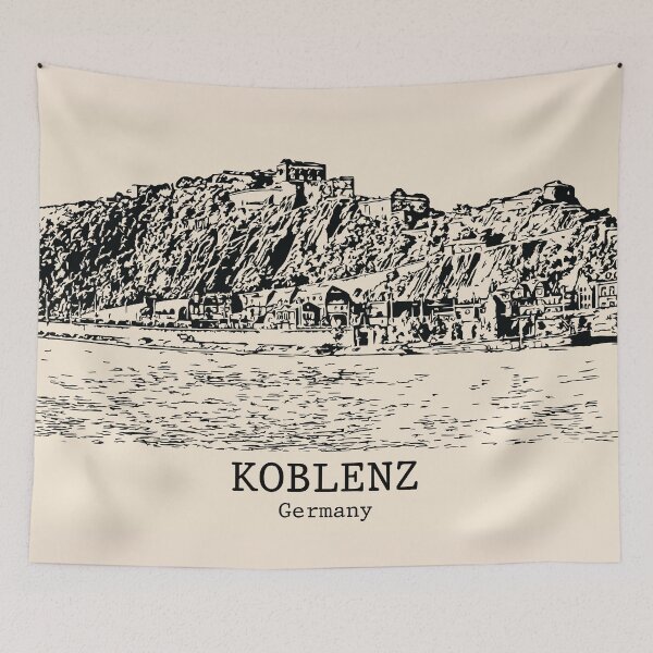 Item preview, Koblenz - Germany designed and sold by Lakeric Cityscapes.