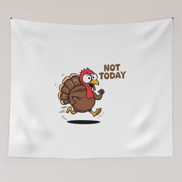 Item preview, Not Today Turkey - Funny Thanksgiving Chibi Meme V.3 designed and sold by xMErCUrY03x.