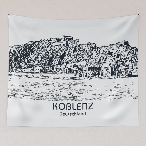Item preview, Koblenz - Deutschland designed and sold by Lakeric Cityscapes.