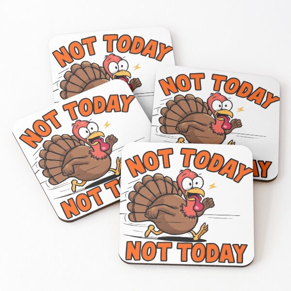 Item preview, Not Today Turkey - Funny Thanksgiving Chibi Meme V.4 designed and sold by xMErCUrY03x.