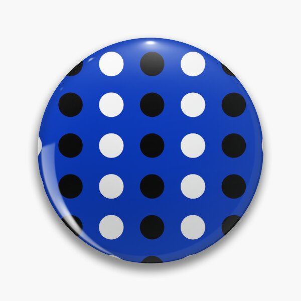 Item preview, Black and white Polka Dots  (Cobalt Blue) designed and sold by POLKAIWERX.