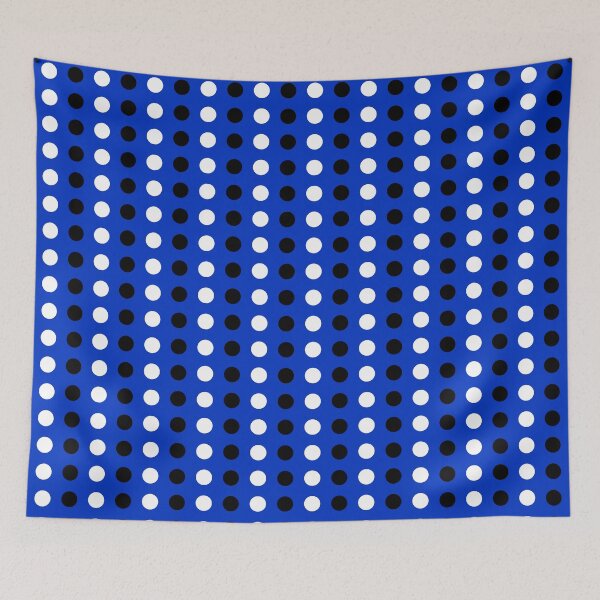 Item preview, Black and white Polka Dots  (Cobalt Blue) designed and sold by POLKAIWERX.