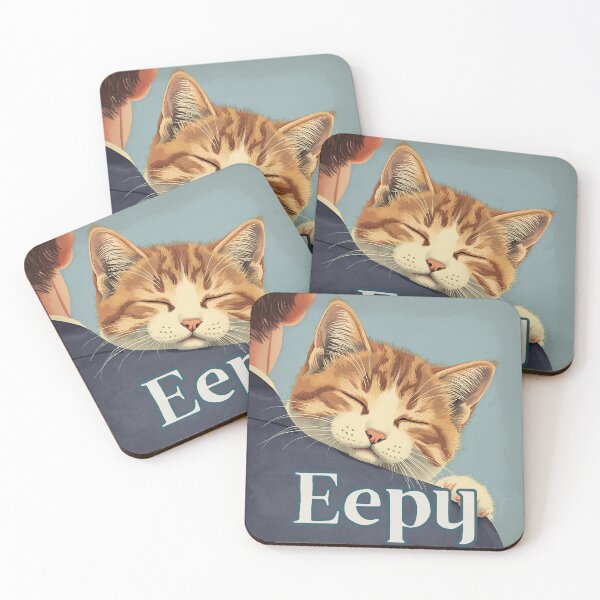 Item preview, Vintage Eeepy Cute Retro Cat T-Shirt designed and sold by Vintage City.