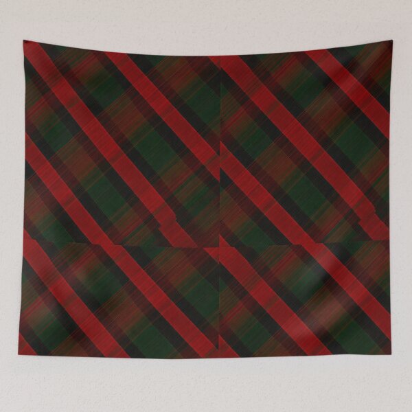 Item preview, Festive Christmas Tartan Plaid Pattern in Red, Green, and Gold – Warm Holiday Checkered Design designed and sold by PixelVibe782.