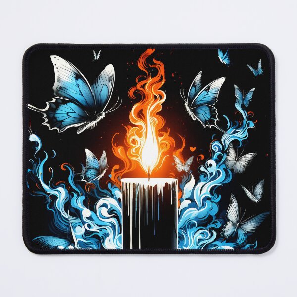 Item preview, Butterflies and Candle Flames, Ai Generated Art designed and sold by ACC .