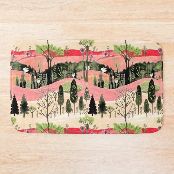 Item preview, Vibrant Landscape With Colorful Flora. Pink version designed and sold by Alex  Blud.