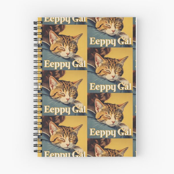 Item preview, Vintage Eeepy Cute Retro Girl Cat T-Shirt Yellow designed and sold by Vintage City.