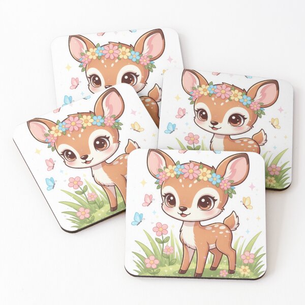 Item preview, Enchanted Forest Fawn designed and sold by SimonsDesignArt.