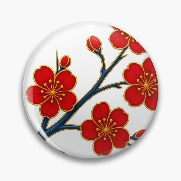 Item preview, Enamel Sakura — Blossom of Light designed and sold by Aumho13.
