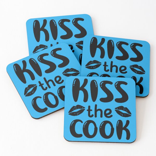 Item preview, Kiss The Cook, Chef Gift, Funny Chef Quote, Funny Cook Quote, Cooking Lover designed and sold by DesignHouse07.