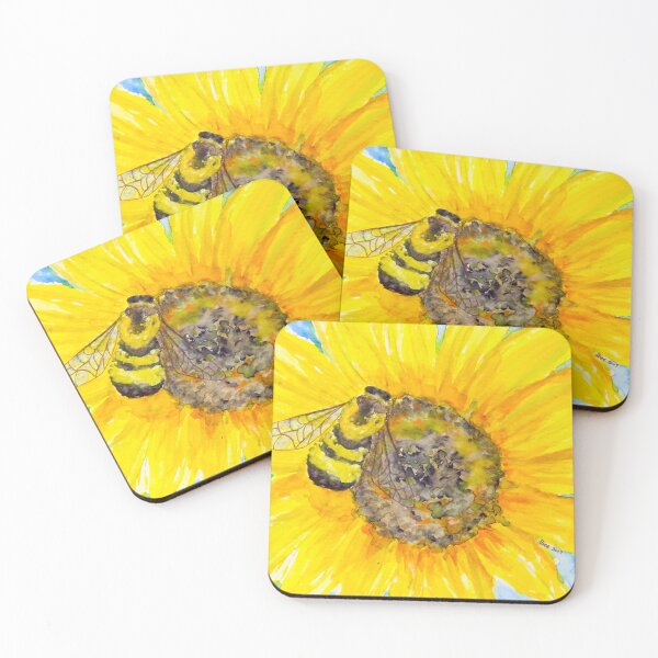 Item preview, Bee on Sunflower designed and sold by DbeeRobinson.